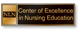 National League for Nursing (NLN) Center of Excellence in Nursing Education Designation Logo