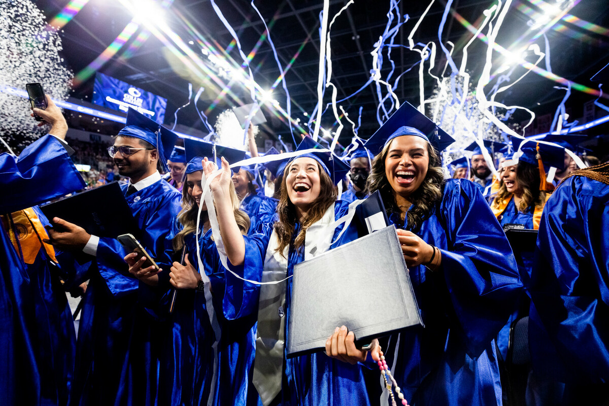 Students celebrate at commencement ceremony