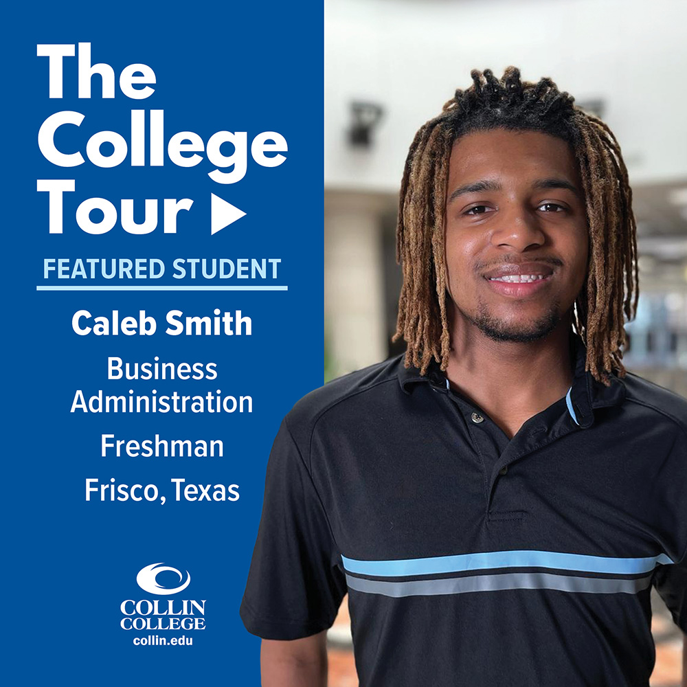 Featured Student - Caleb Smith, Business Administration Student from Frisco