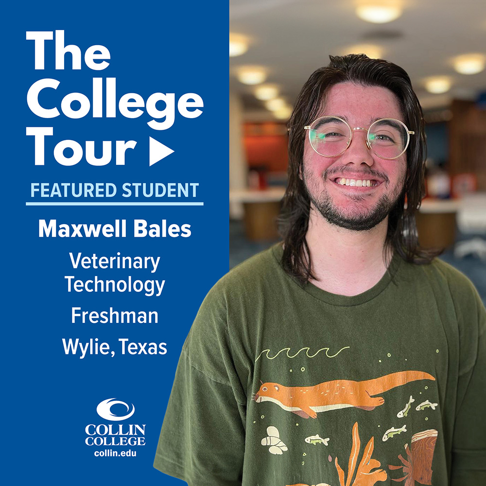 Featured Student - Maxwell Bales, Veterinary Student from Wylie