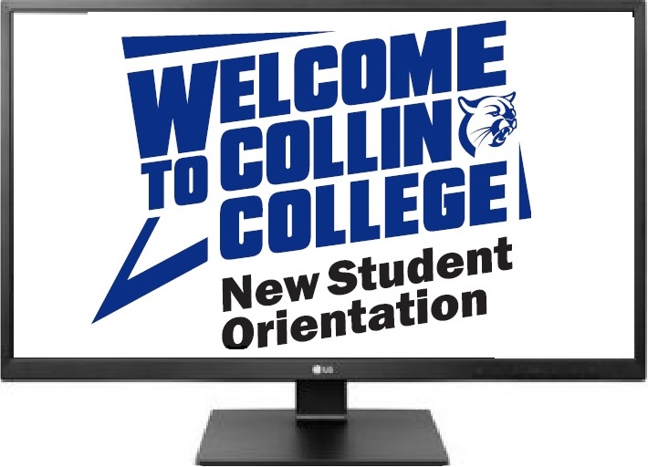 Online orientation image with new student orientation logo