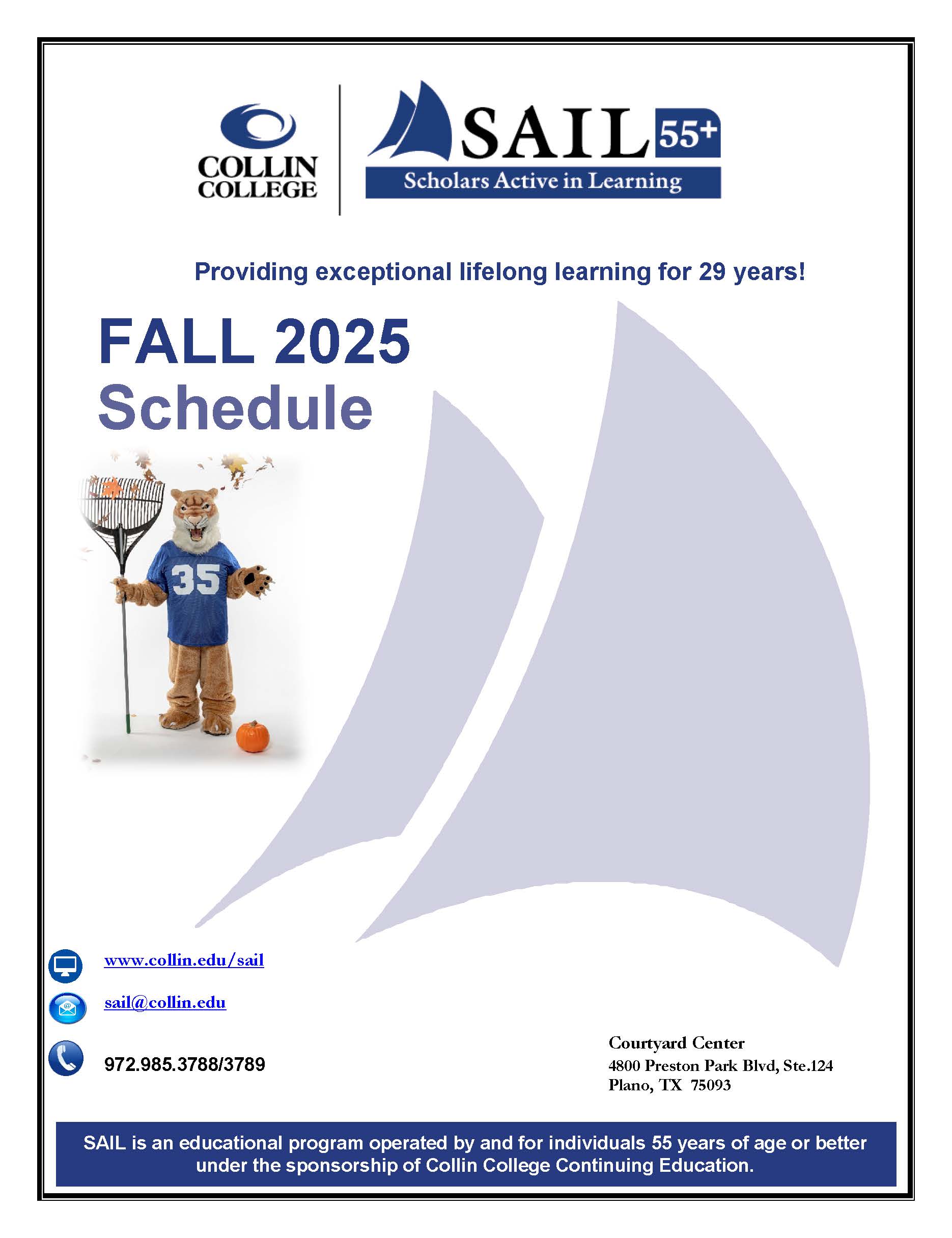 Fall 2025 Schedule