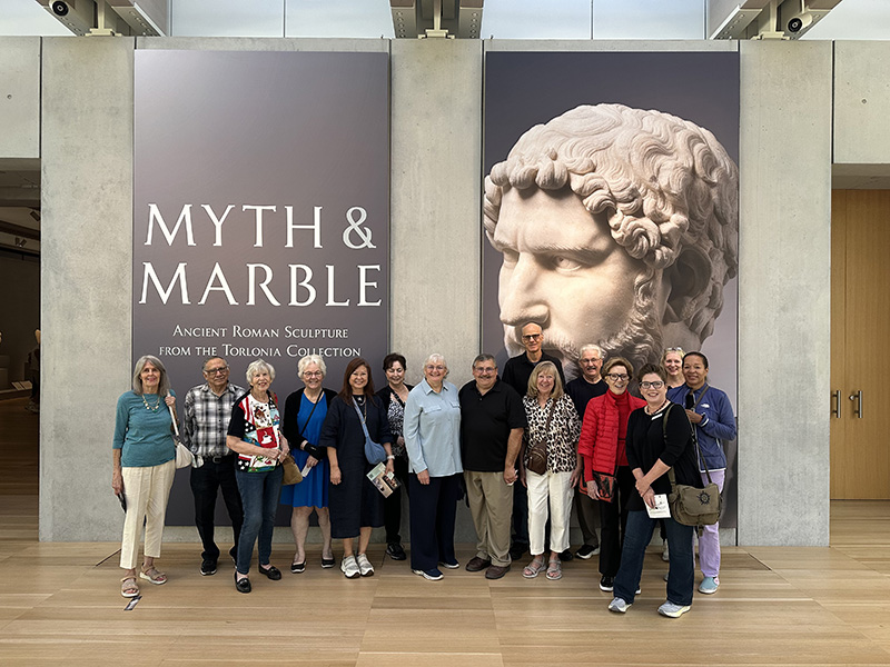 SAIL students visit the Kimbell Museum for an exhibit led by iCollin faculty member Dr. Clair Robertson