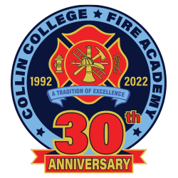Collin College FIre Academy 30th Anniversary Seal